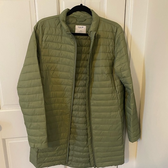 Old Navy Sage Green Puffer Coat - Picture 6 of 6